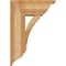 Ekena Millwork Thorton Traditional Rough Sawn Bracket w/ Offset Brace, Western Red Cedar, 8"W x 18"D x 26"H BKT0806X18X26THR01RWR - alternate 2
